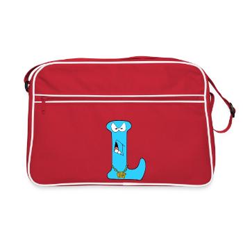 L - Retro Bag - red/white - Front