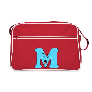 M - Retro Bag - red/white - Front