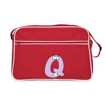 Q - Retro Bag - red/white - Front