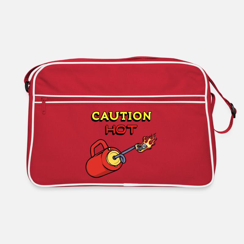 Fire Protection Fire Brigade Fire Extinguisher Statement Retro Bag