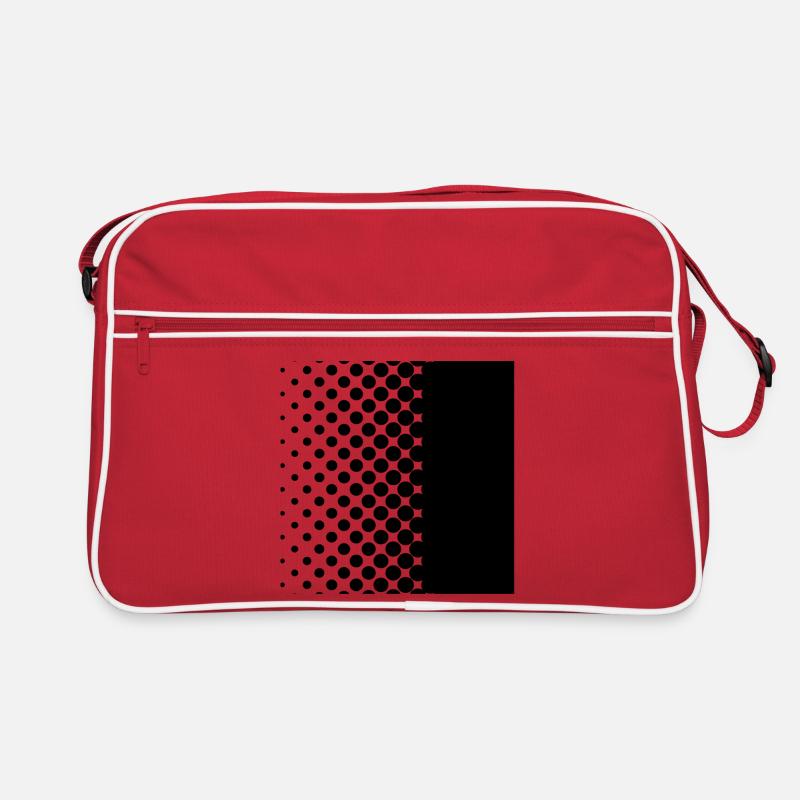 Black points Retro Tasche
