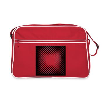 Infinity Black - Retro Tasche - Rot/Weiß - Vorne