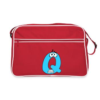 Q - Retro Bag - red/white - Front
