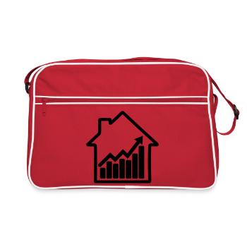 Meilleur graphique de résultats en interne. - Sac Retro - rouge/blanc - Devant