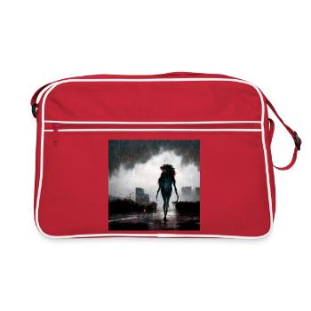 Lueur d'ombre urbaine - Sac Retro - rouge/blanc - Devant