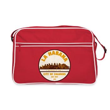 Havana City of Columns Vintage - Retro Bag - red/white - Front