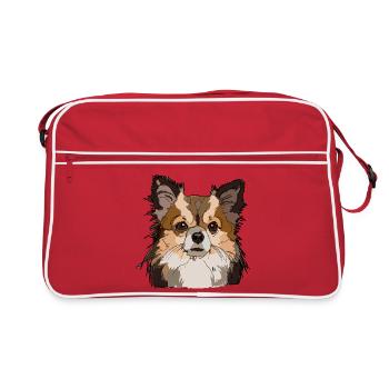Chihuahua - Retro Bag - red/white - Front