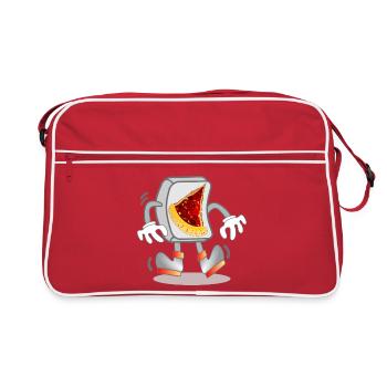 Computer - PIZZA ORDER - Retro Bag - red/white - Front
