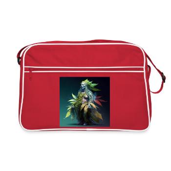 Personnification de la foret - Sac Retro - rouge/blanc - Devant