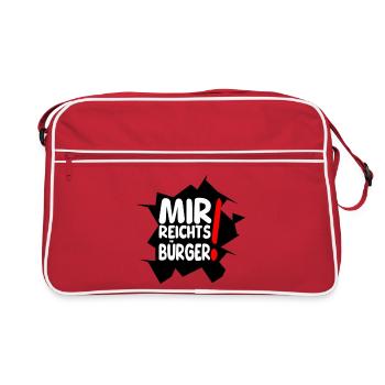 reicht mir I - Retro Tasche - Rot/Weiß - Vorne
