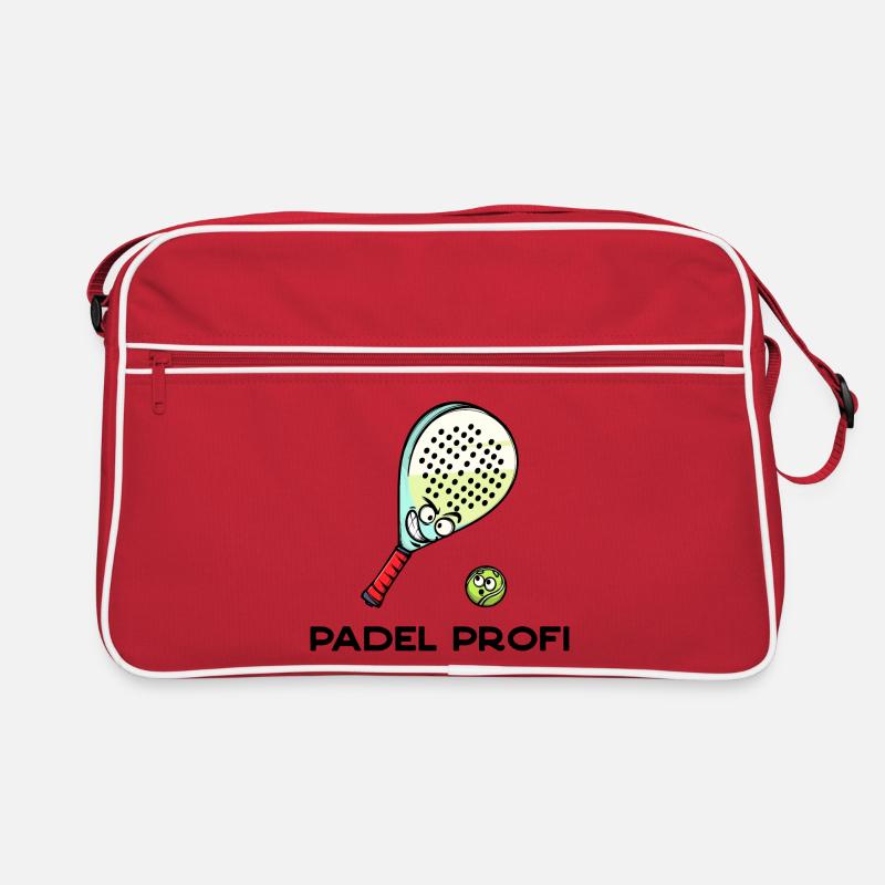 Déclaration du joueur de jeu de padel Balles de raquette de padel Sac Retro