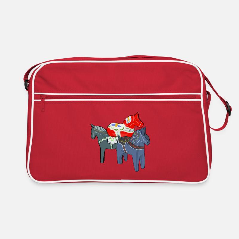Dala Pferde Retro Tasche