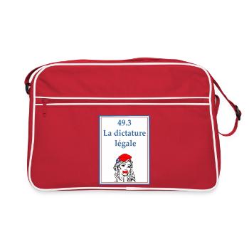 49.3 - Sac Retro - rouge/blanc - Devant