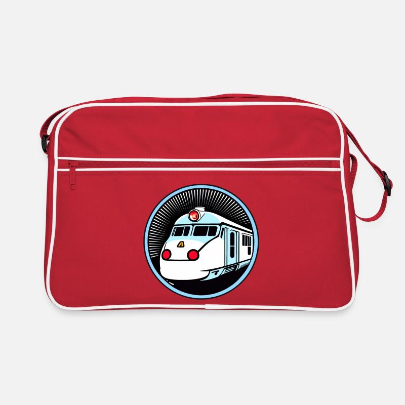Train, locomotive, chemin de fer Sac Retro