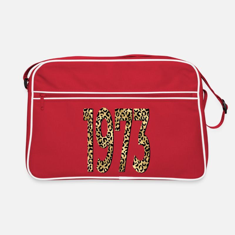 Birthday 1973 Leopard Print Retro Bag