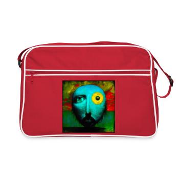 Surreal 03 - Retro Tasche - Rot/Weiß - Vorne