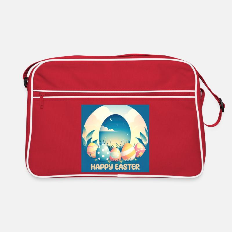 Joyeuses Pâques, oeuf de Pâques Sac Retro