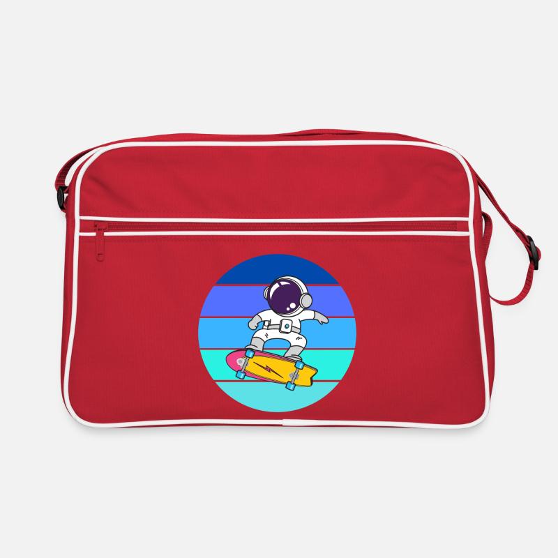 astronaut, space, cosmonaut Retro Bag