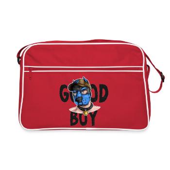 GoodBoyBlue - Sac Retro - rouge/blanc - Devant