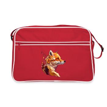 Polygon Fox Design, Pretty Fox - Sac Retro - rouge/blanc - Devant