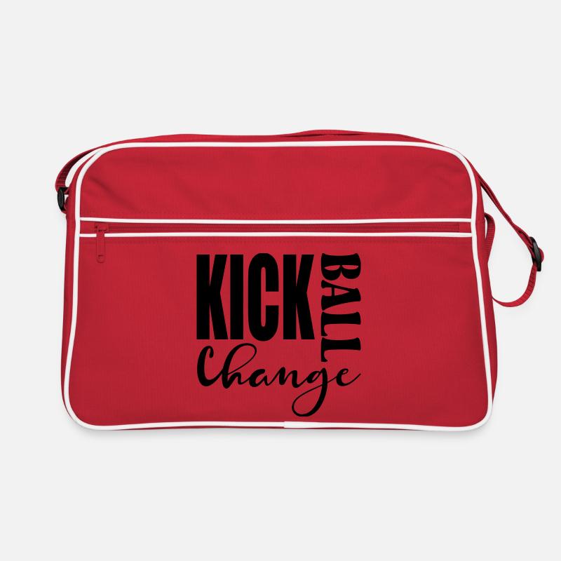 KICK BALL CHANGE - DANCING SAYINGS Retro Bag