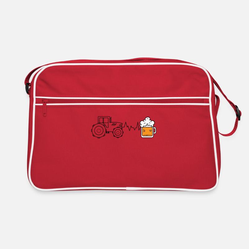 Kraftfahrzeug Traktor Nutzfahrzeug Ackerbau Feld Retro Tasche