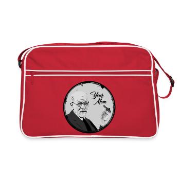 Votre maman Freud - Sac Retro - rouge/blanc - Devant