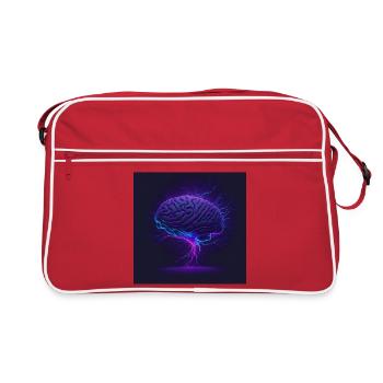 Brain - Retro Bag - red/white - Front