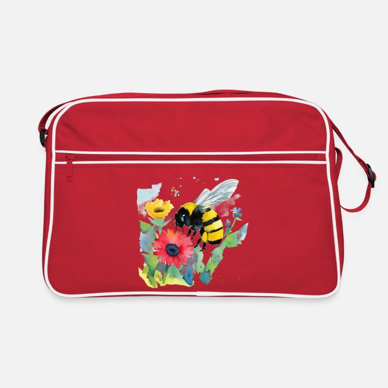 Hummel - Retro Tasche - Rot/Weiß