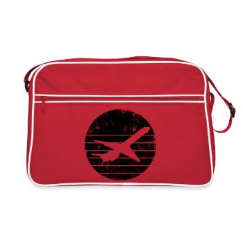 Airplanes - Retro Bag - red/white - Front
