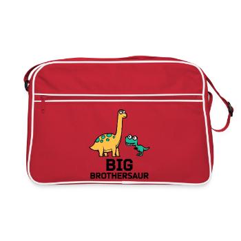 Big Brother Dino Déclaration Bros Amour fraternel - Sac Retro - rouge/blanc - Devant