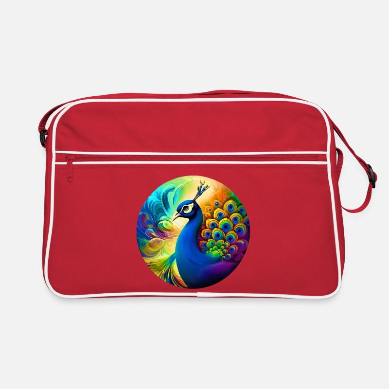 Paon - Sac Retro - rouge/blanc