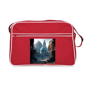 City 01 - Sac Retro - rouge/blanc - Devant