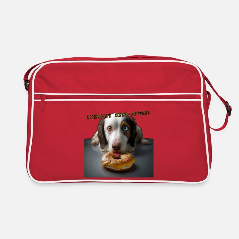 Absolut Self control dog 01 Retro Bag
