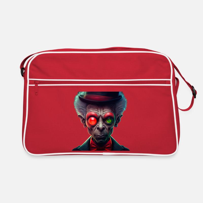 Funky Alien 04 Retro Tasche