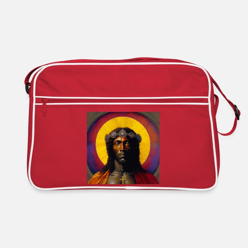 Schwarzer Jesus 01 Retro Tasche