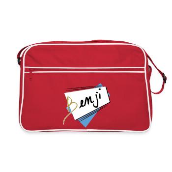 Benji - Retro Bag - red/white - Front