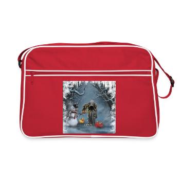 Dark Christmas - Retro Bag - red/white - Front