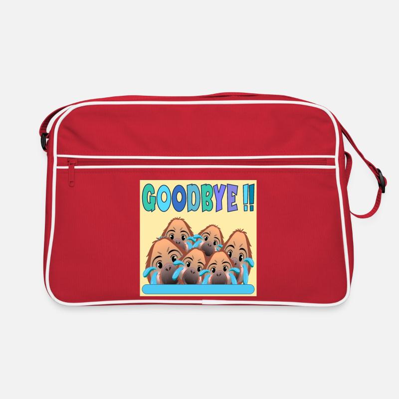 FAREWELL TEAM GOODBYE MONKEY Retro Bag