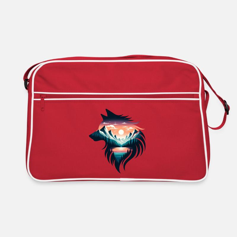 Wolf Form Retro Bag