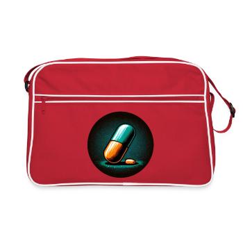 pill - Sac Retro - rouge/blanc - Devant