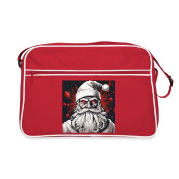 Père Noël maléfique - Sac Retro - rouge/blanc - Devant