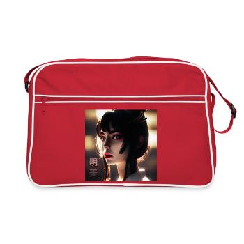 AKEMI Radiant Beauty - Retro Bag - red/white - Front