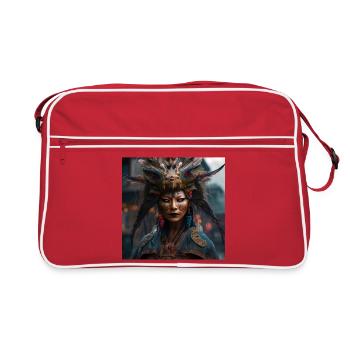 Serene Ghost - Retro Bag - red/white - Front