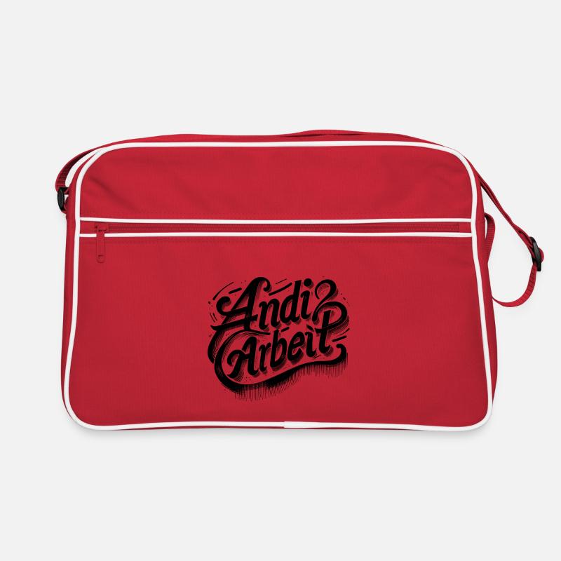 Andi Arbeit! Andreas, Andi, Andrea, Andy, Name Retro Tasche