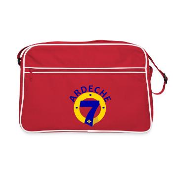 Ardèche - Sac Retro - rouge/blanc - Devant