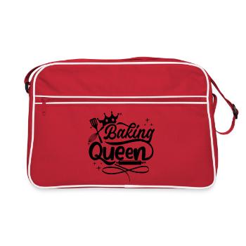 Baking Queen - Retro Bag - red/white - Front