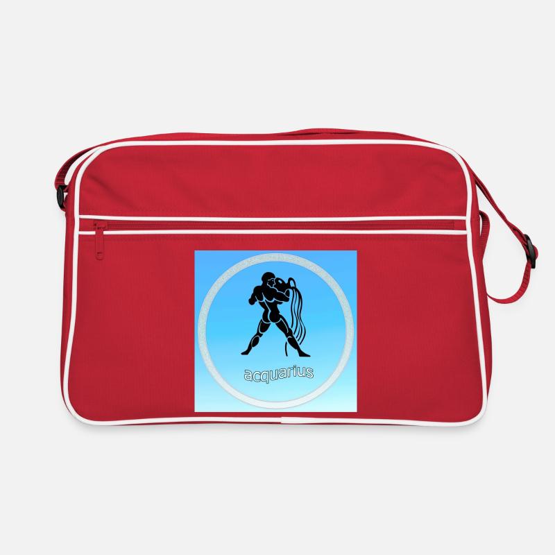 Verseau - Sac Retro - rouge/blanc