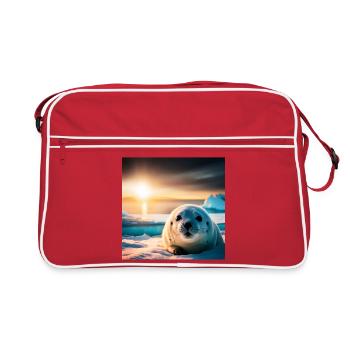 Baby Seal - Retro Bag - red/white - Front
