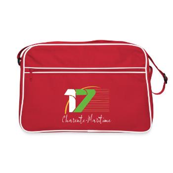 Charente-Maritime - Retro Bag - red/white - Front